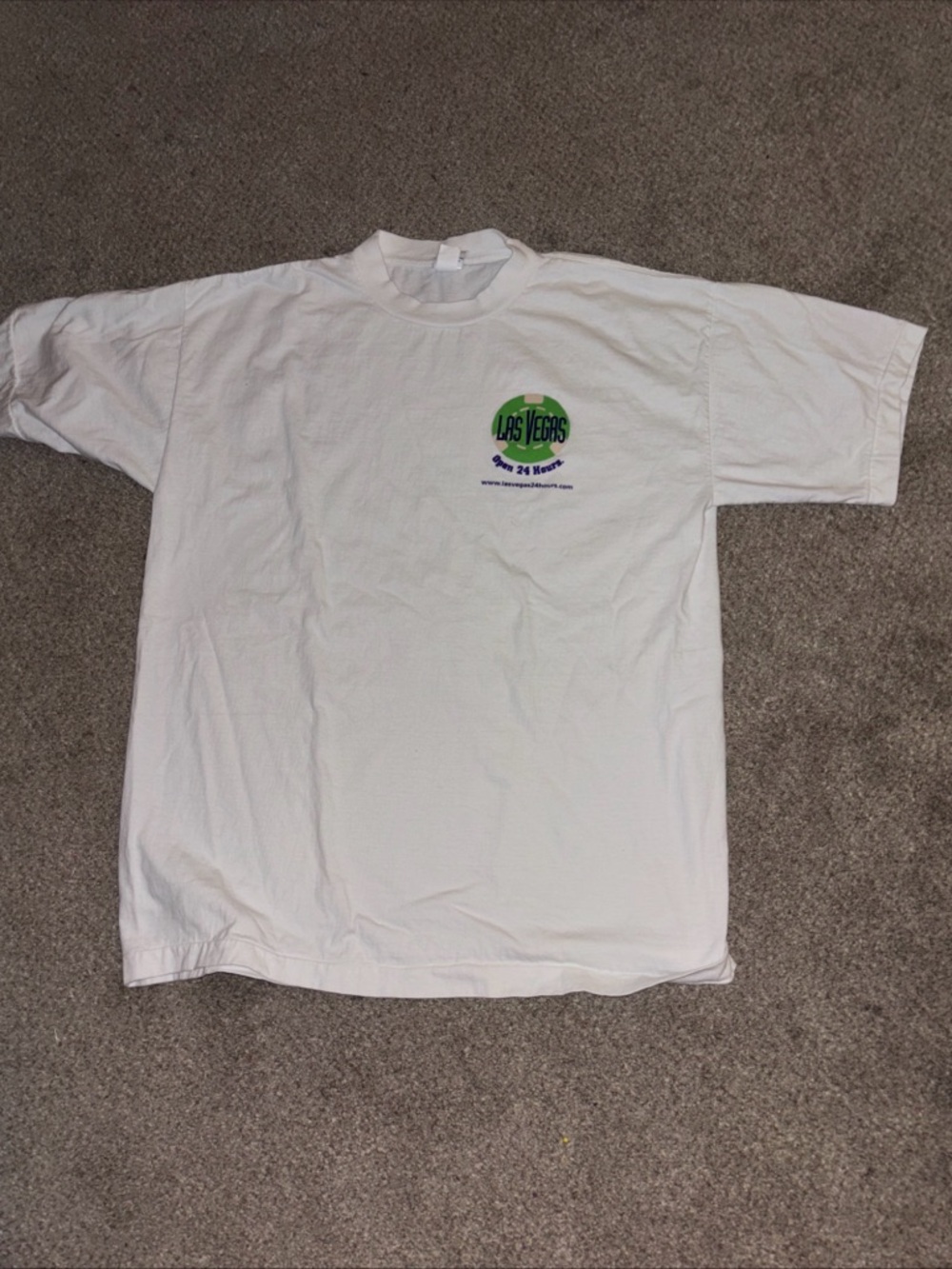 Vintage 90’s Vegas open 24 hours tee shirt